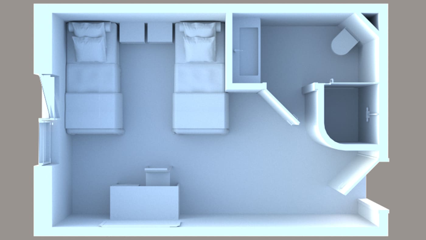 Zweibettzimmer